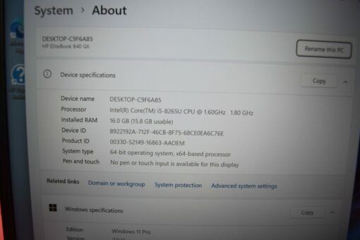 HP Elitebook 840 G6 14"