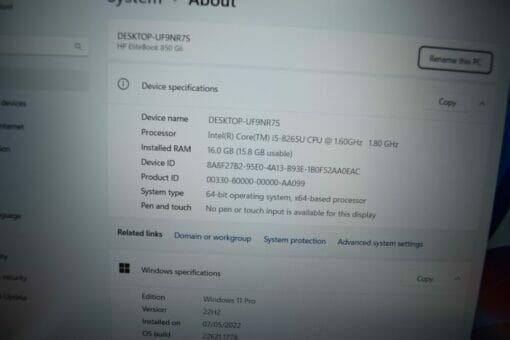 HP EliteBook 850 G6
