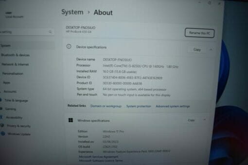 HP Probook 650 G4