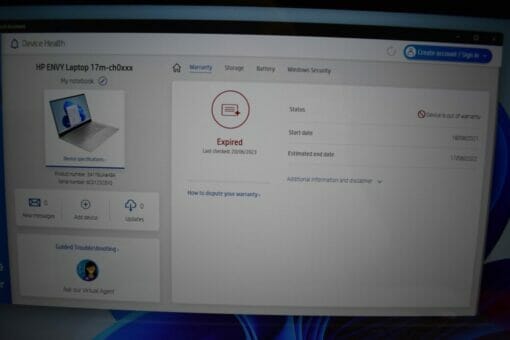 HP Envy 17m-ch0xxx 17.3" TOUCH i7 11th Gen