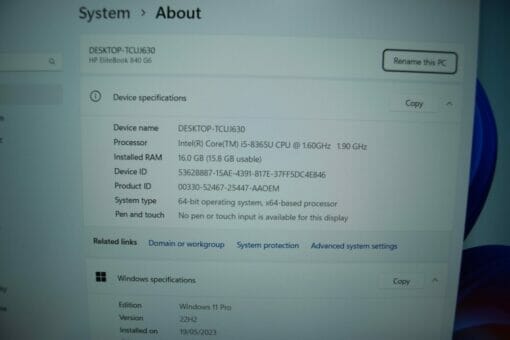 HP Elitebook 840 G6