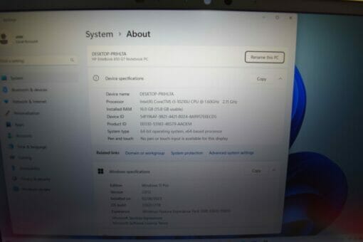 HP Elitebook 850 G7 14"
