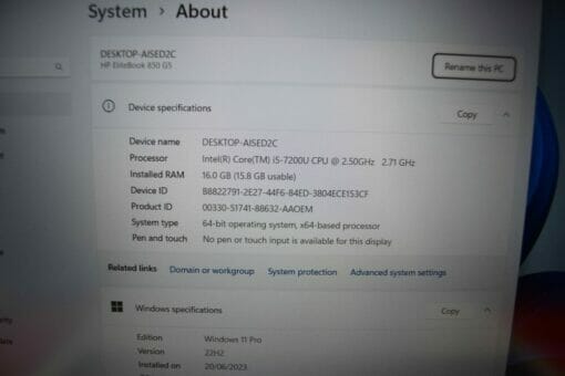 HP Elitebook 850 G5