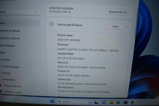 HP Elitebook 840 G6 14"