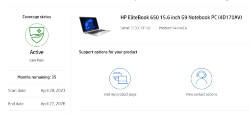 HP Elitebook 650 G9