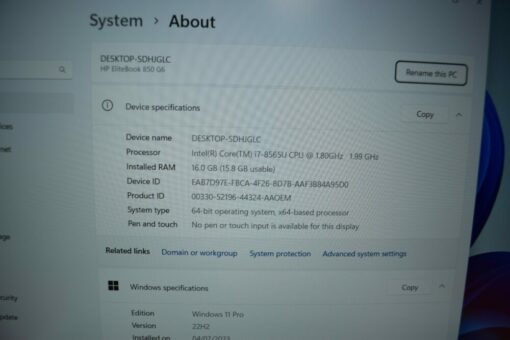 HP EliteBook 850 G6