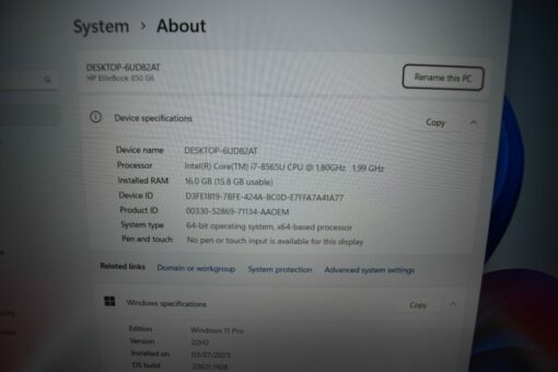 HP EliteBook 850 G6