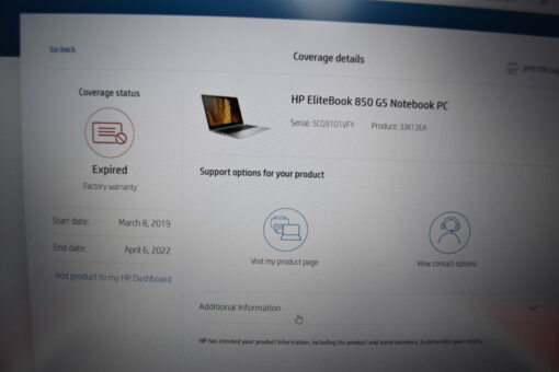 HP Elitebook 850 G5