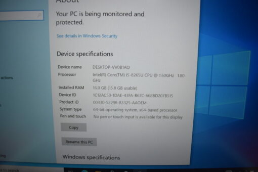 HP Elitebook 840 G6 14" i5 8th Gen RAM 16GB SSD 512GB