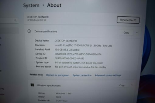 HP EliteBook 850 G6