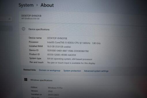 HP EliteBook 850 G6