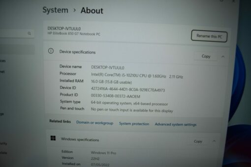 HP Elitebook 850 G7 14"