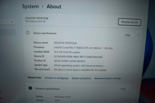 HP EliteBook 850 G6