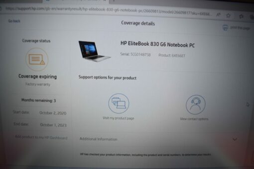 HP Elitebook 830 G6