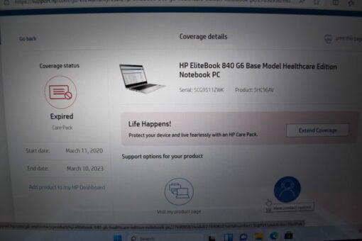HP Elitebook 840 G6 14" i5 8th Gen RAM 16GB SSD 512GB