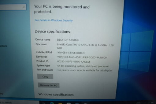 HP Elitebook 840 G6 14" i5 8th Gen RAM 16GB SSD 512GB