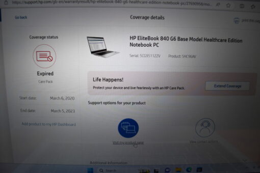 HP Elitebook 840 G6 14" i5 8th Gen RAM 16GB SSD 512GB