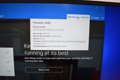Dell Precision 5540 15.6" i7 9th gen