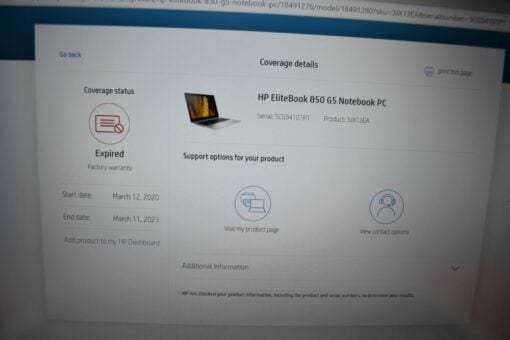 HP Elitebook 850 G5