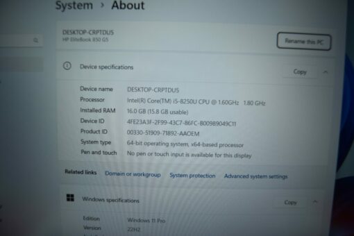 HP Elitebook 850 G5