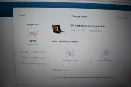 HP Elitebook 850 G5