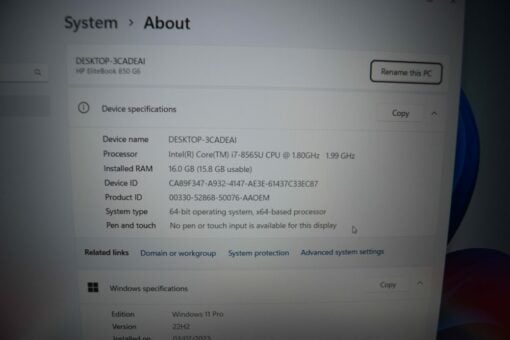 HP EliteBook 850 G6