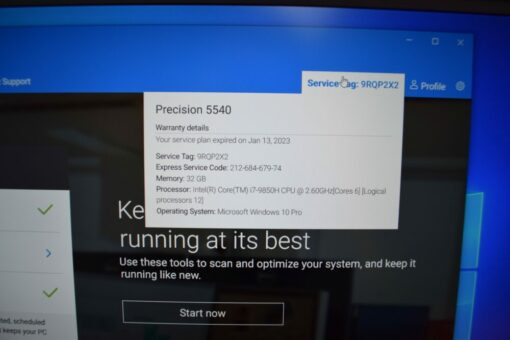 Dell Precision 5540 15.6'' i7 9th