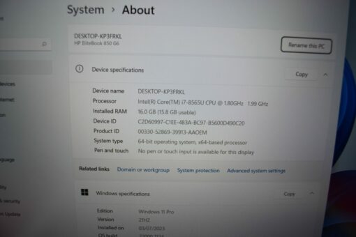 HP EliteBook 850 G6