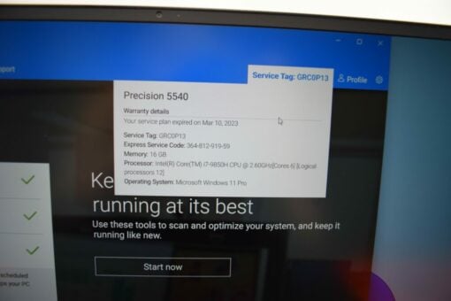 Dell Precision 5540 15.6" i7 9th gen