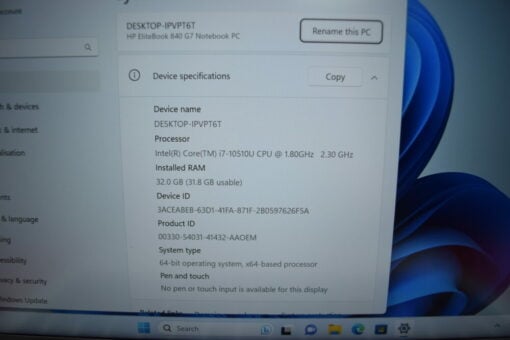 HP Elitebook 840 G7 14"
