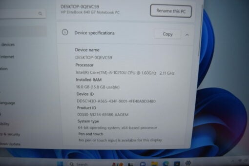 HP Elitebook 840 G7 14"