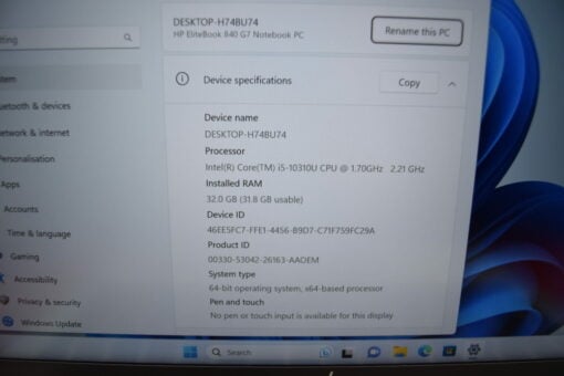HP Elitebook 840 G7 14"
