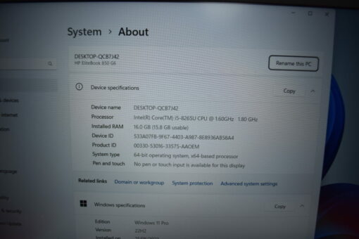 HP Elitebook 840 G6
