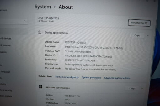 HP Zbook 15U G5 15.6"