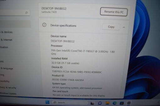 DELL Latitude 7420 14" i7 11th Gen