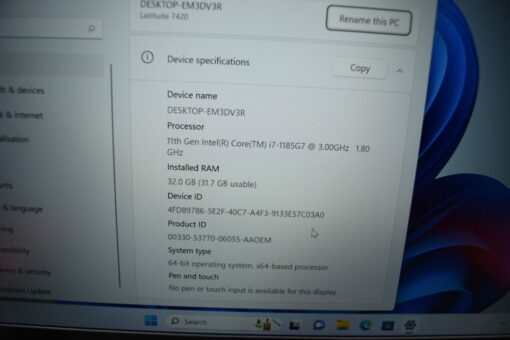 DELL Latitude 7420 14" i7 11th Gen