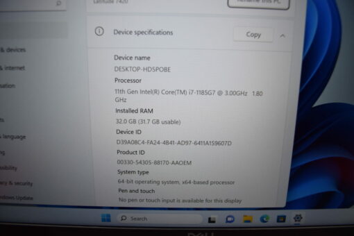 DELL Latitude 7420 14" i7 11th Gen