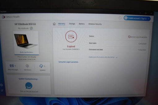 HP Elitebook 850 G5