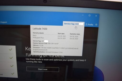 DELL Latitude 7420 14" i7 11th Gen