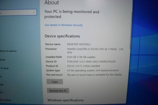DELL Latitude 7490 14" i5 8th Gen SSD 256GB 8GB