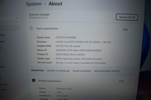 HP Elitebook 850 G5