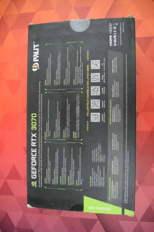 Palit GeForce RTX 3070 Gaming Graphics Card