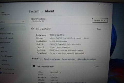 HP Probook 650 G4