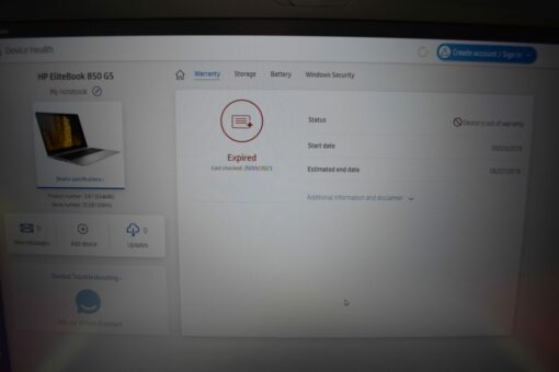 HP Elitebook 850 G5