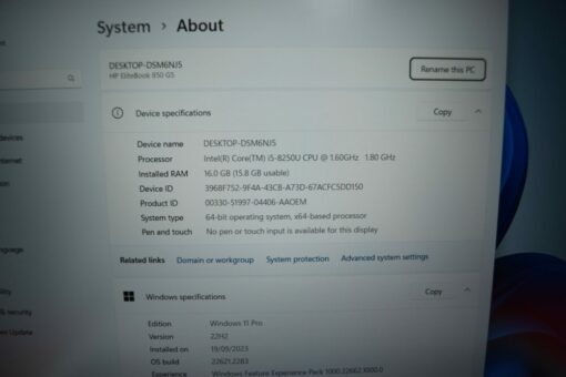 HP Elitebook 850 G5