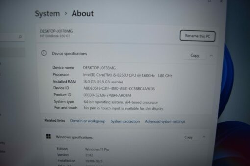 HP Elitebook 850 G5
