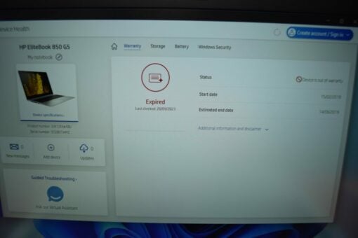 HP Elitebook 850 G5