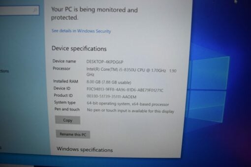 DELL Latitude 7490 14" i5 8th Gen SSD 256GB 8GB