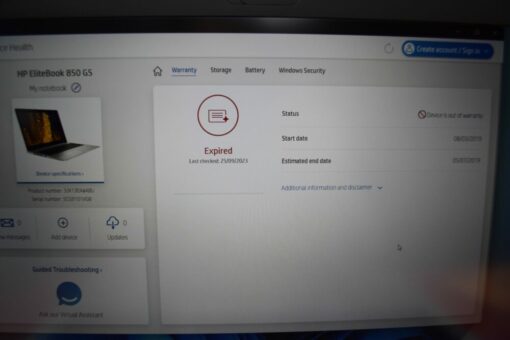 HP Elitebook 850 G5