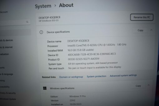 HP Elitebook 850 G5